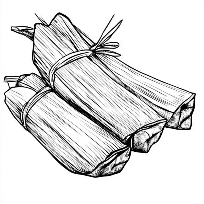 pamonha para colorir 29