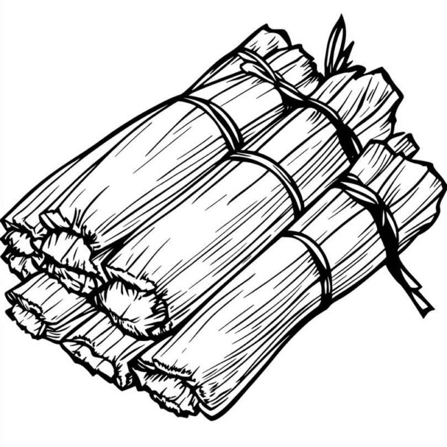pamonha para colorir 4