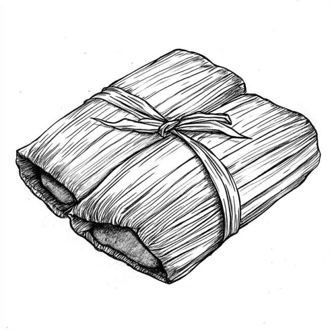 pamonha para colorir 38