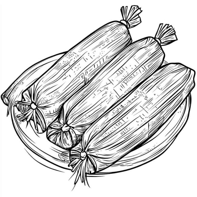 pamonha para colorir 41
