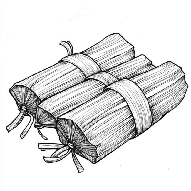 pamonha para colorir 39
