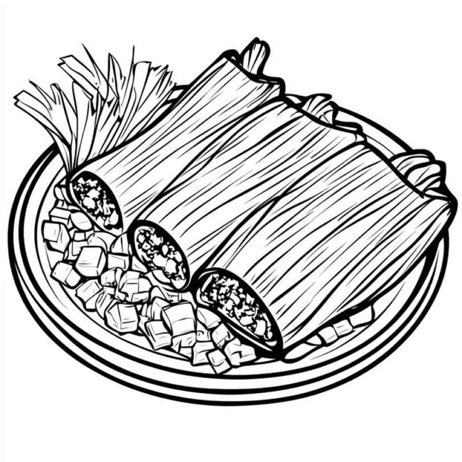 pamonha para colorir 13