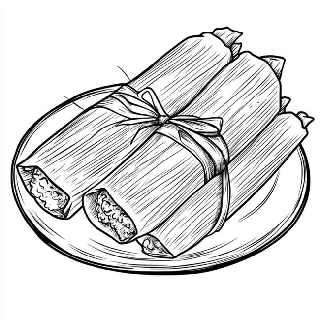 pamonha para colorir 27