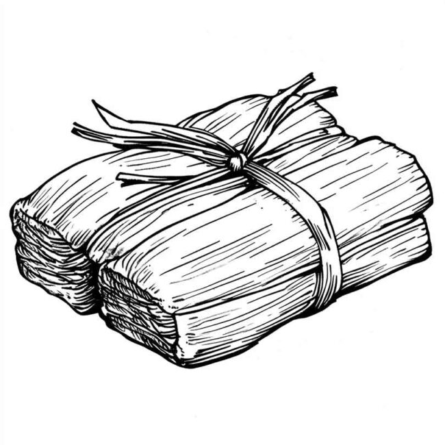 pamonha para colorir 12