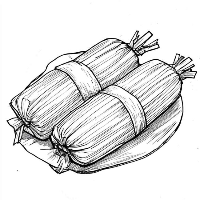 pamonha para colorir 30