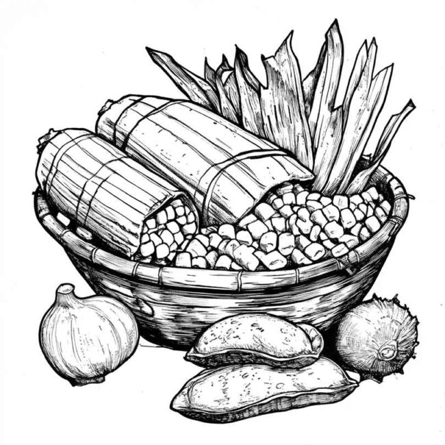 pamonha para colorir 52