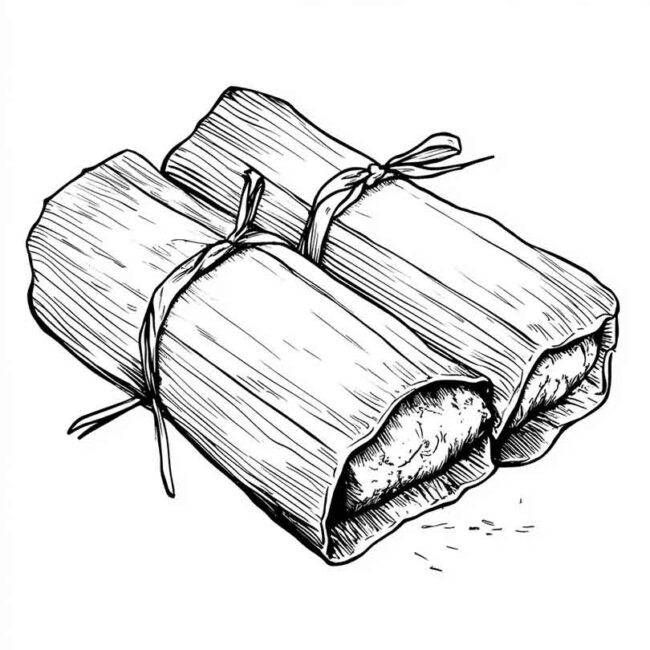 pamonha para colorir 18