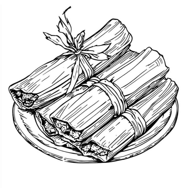 pamonha para colorir 26