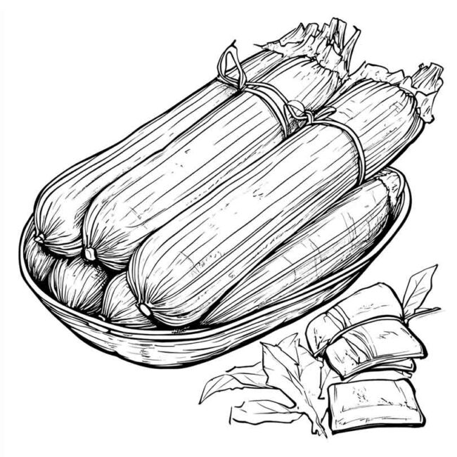 pamonha para colorir 35