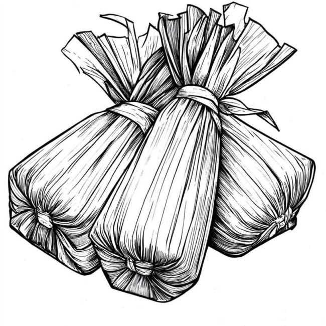 pamonha para colorir 49