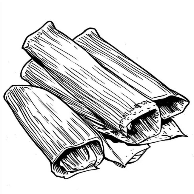pamonha para colorir 23