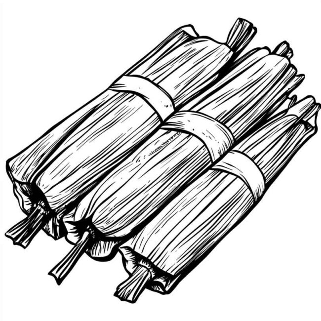 pamonha para colorir 17