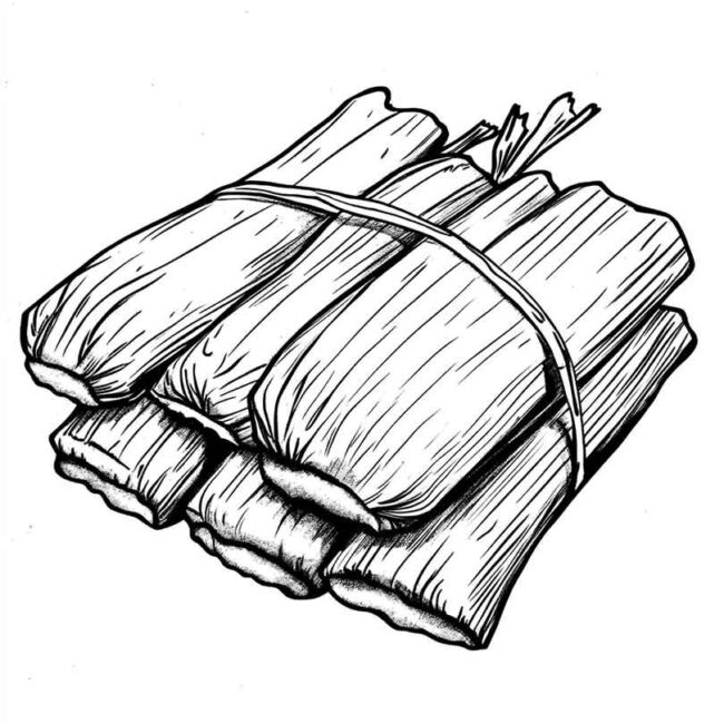 pamonha para colorir 21