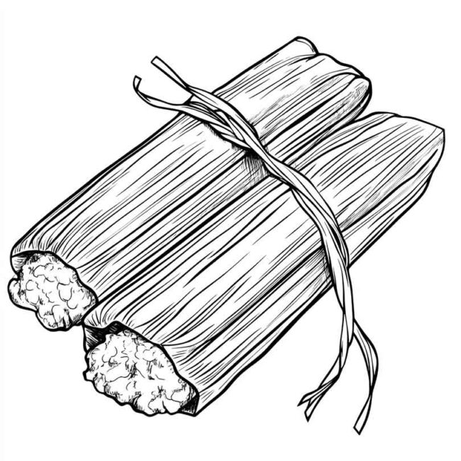 pamonha para colorir 25