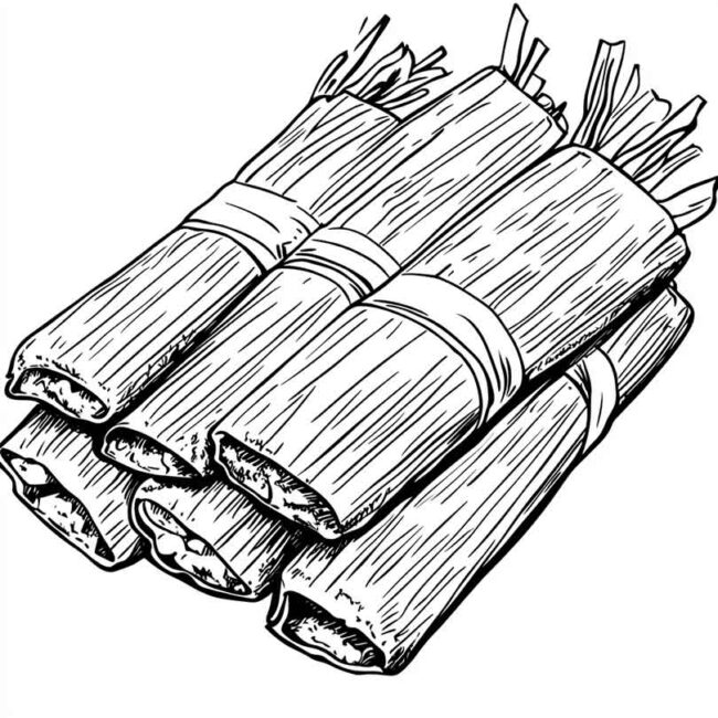 pamonha para colorir 20