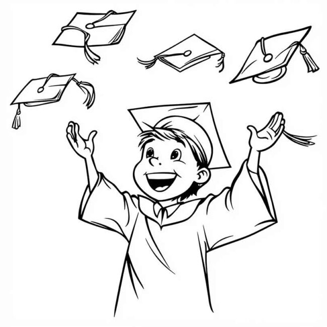 formatura para colorir 5