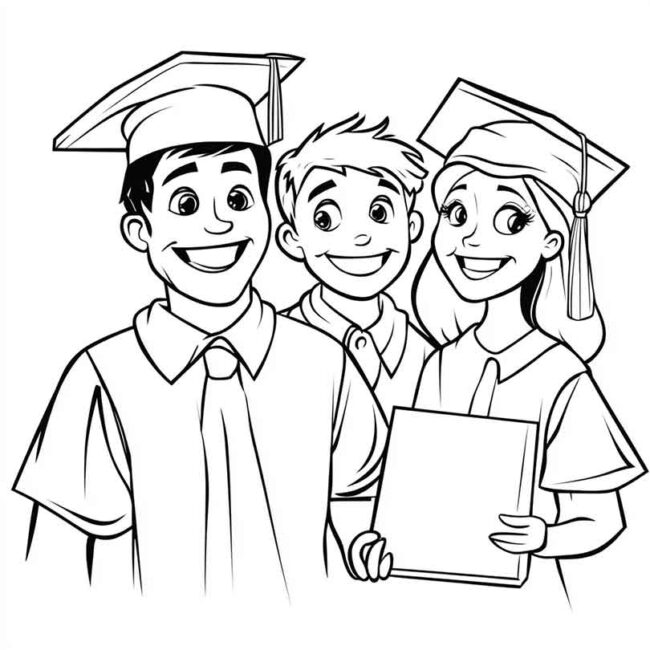formatura para colorir 6