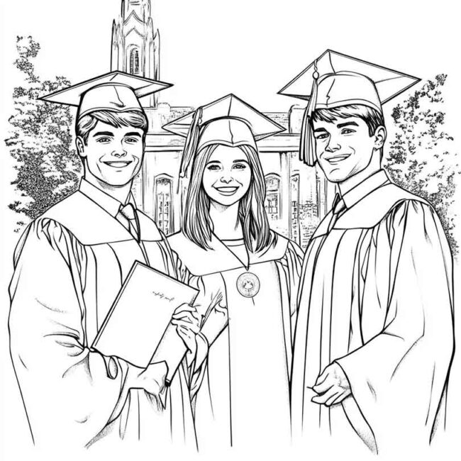 formatura para colorir 24