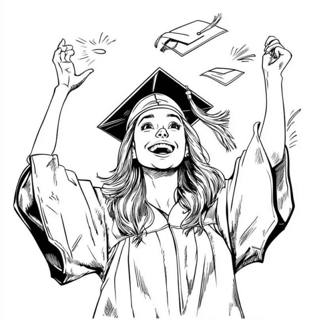 formatura para colorir 17