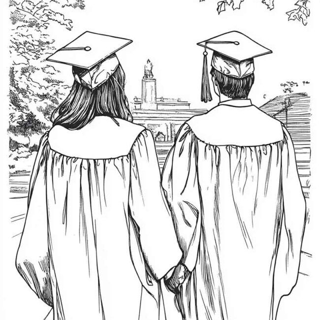 formatura para colorir 25
