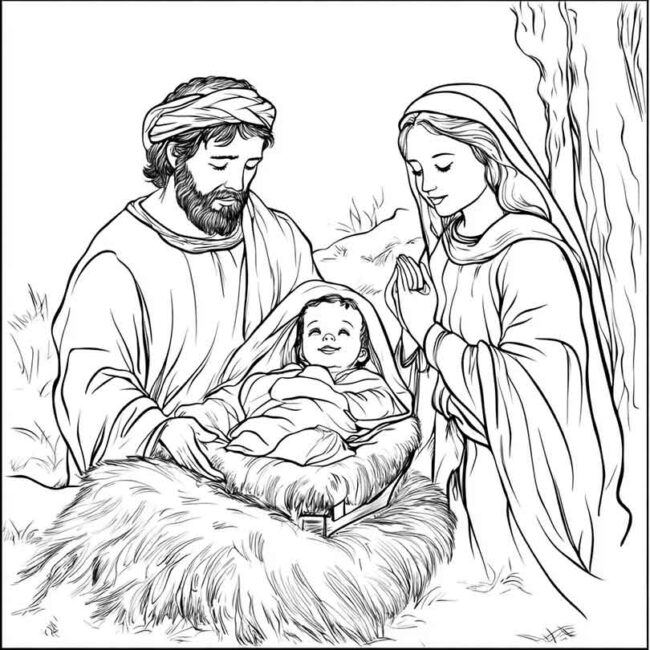 nascimento de jesus para colorir 6 nascimento de jesus para colorir 6