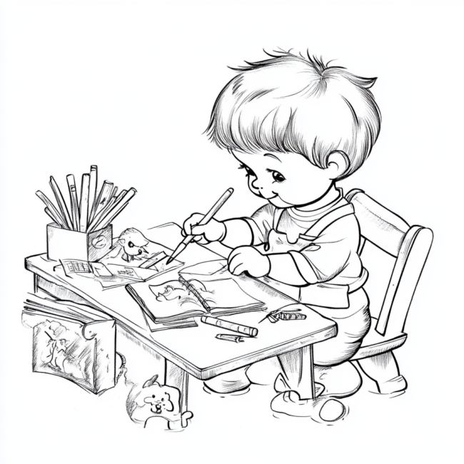 criancas trabalhando para colorir 10
