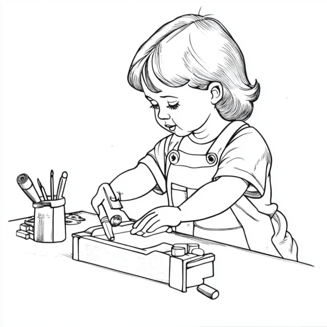 criancas trabalhando para colorir 37