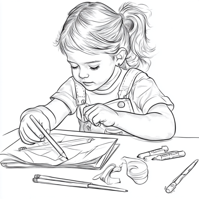 criancas trabalhando para colorir 12