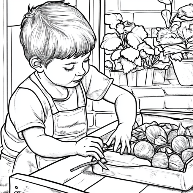 criancas trabalhando para colorir 39