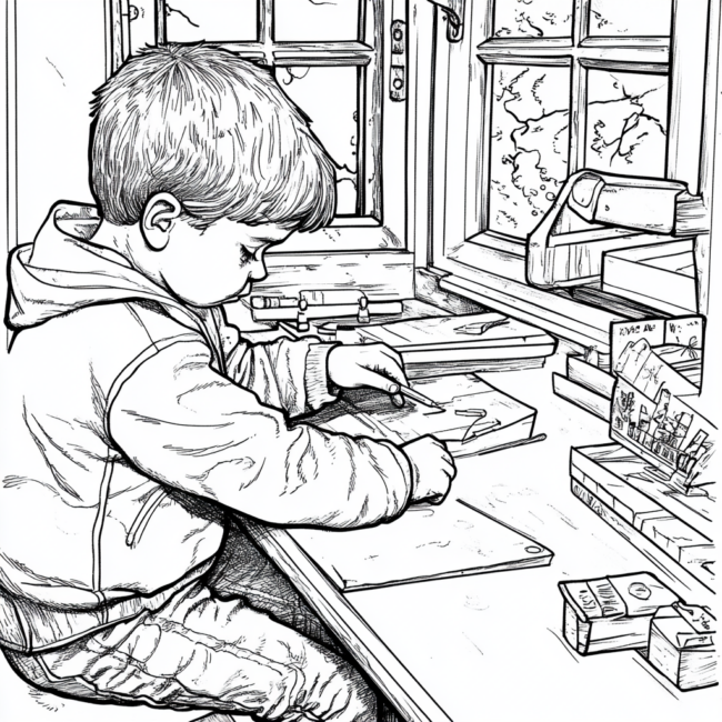criancas trabalhando para colorir 24