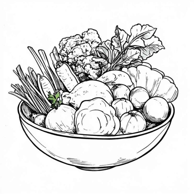 prato saudavel para colorir 25