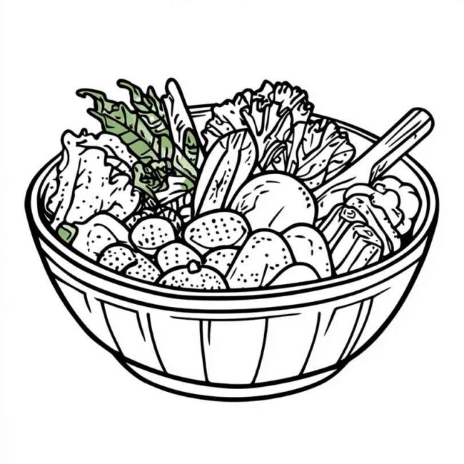 prato saudavel para colorir 12