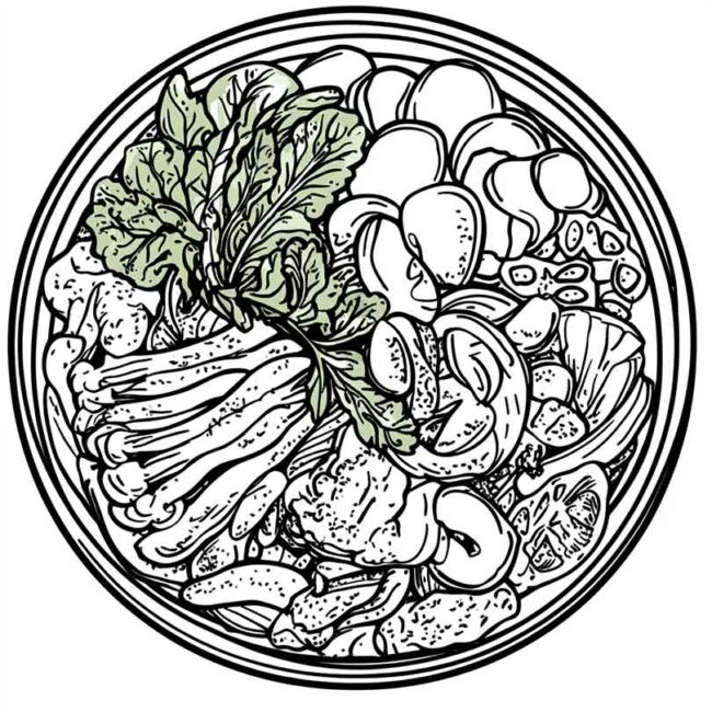 prato saudavel para colorir 35
