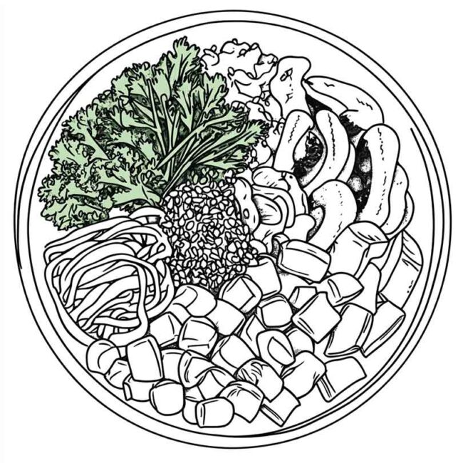 prato saudavel para colorir 31