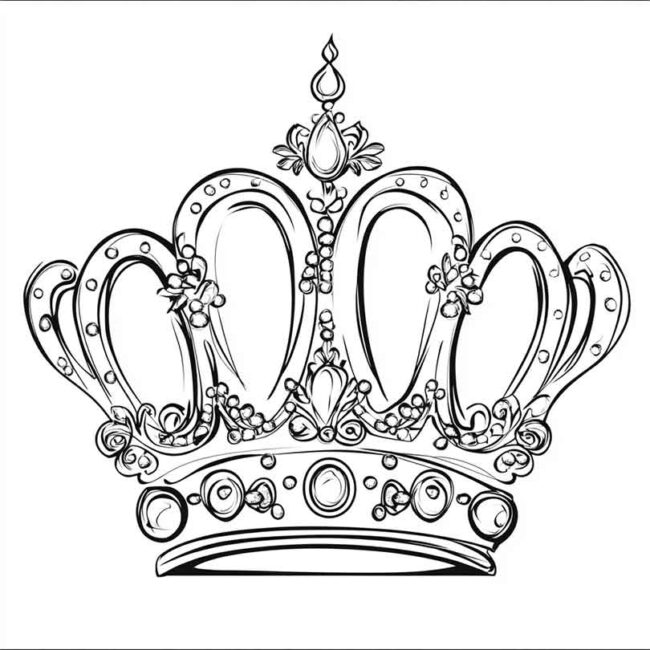 tiaras para colorir 6 tiaras para colorir 6