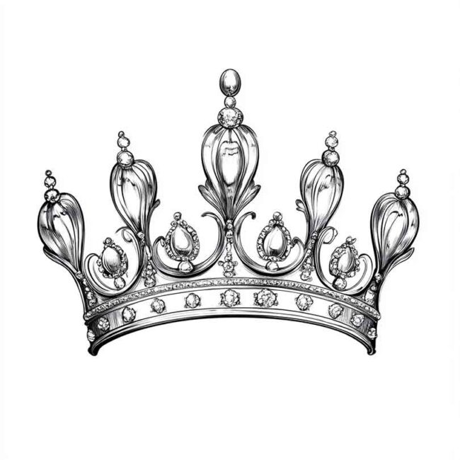 tiaras para colorir 4 tiaras para colorir 4
