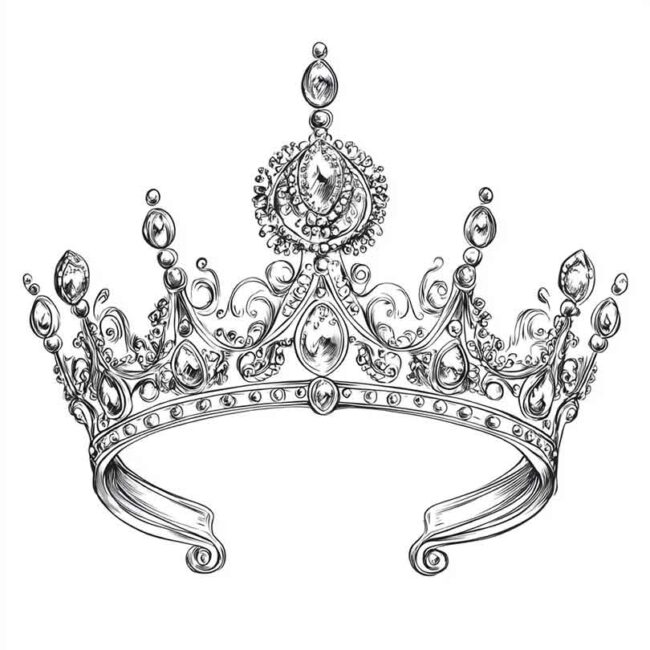 tiaras para colorir 32 tiaras para colorir 32