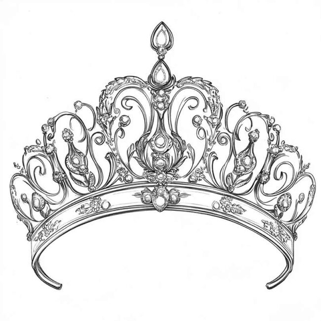 tiaras para colorir 24 tiaras para colorir 24