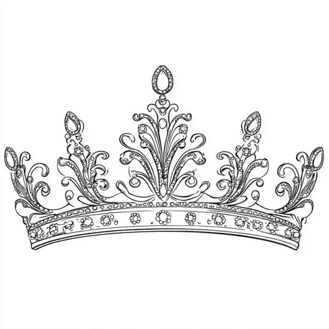 tiaras para colorir 3 tiaras para colorir 3