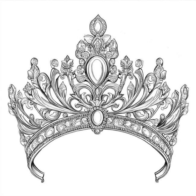tiaras para colorir 25 tiaras para colorir 25