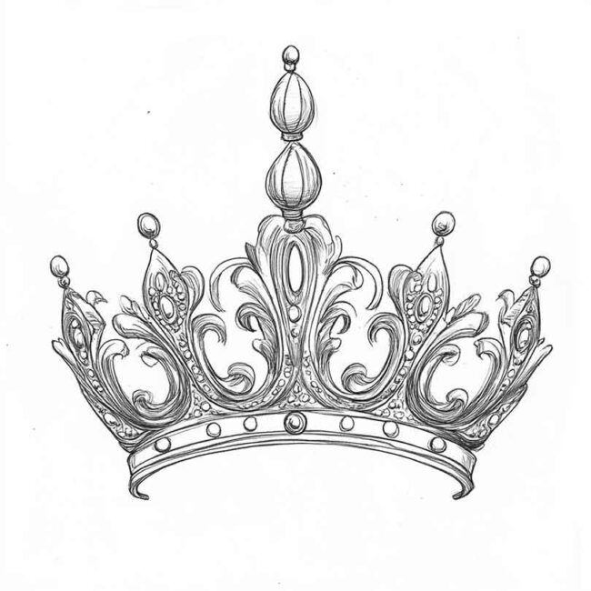 tiaras para colorir 27 tiaras para colorir 27