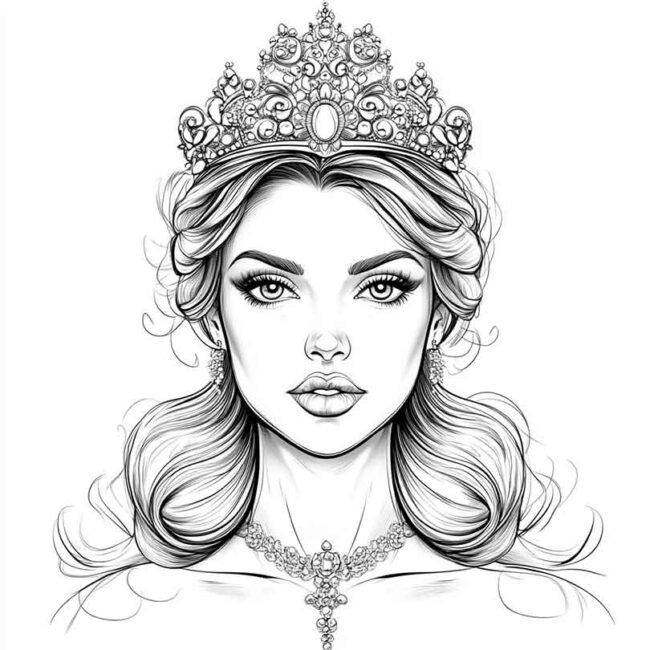 tiaras para colorir 23 tiaras para colorir 23
