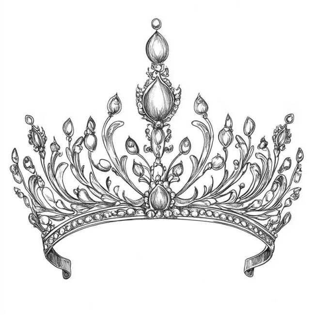 tiaras para colorir 15 tiaras para colorir 15