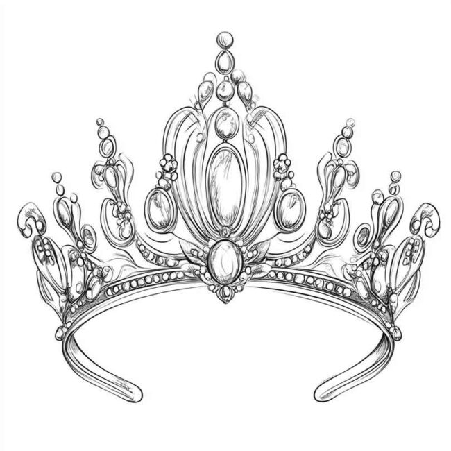 tiaras para colorir 10 tiaras para colorir 10
