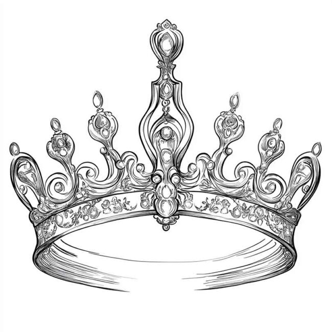 tiaras para colorir 12 tiaras para colorir 12