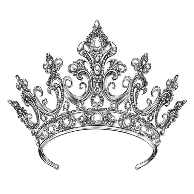 tiaras para colorir 13 tiaras para colorir 13