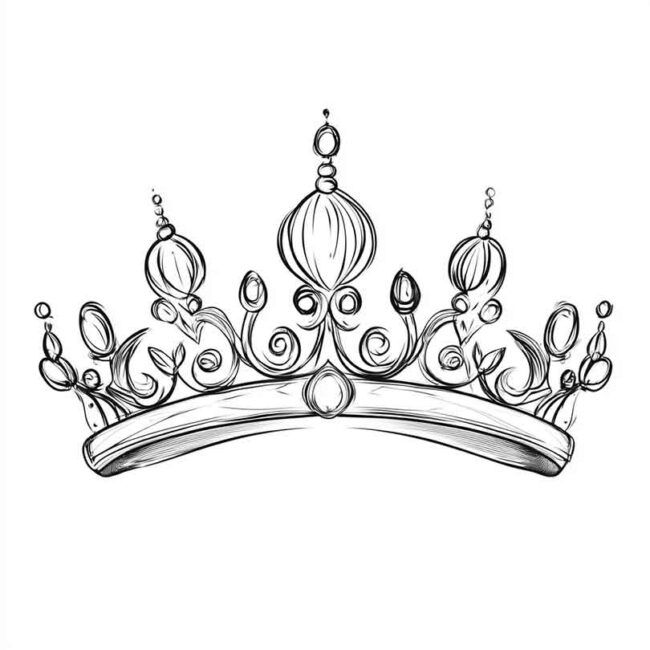 tiaras para colorir 1 tiaras para colorir 1