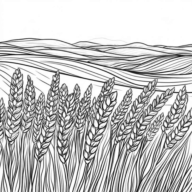 plantacao de trigo para colorir 28 plantacao de trigo para colorir 28