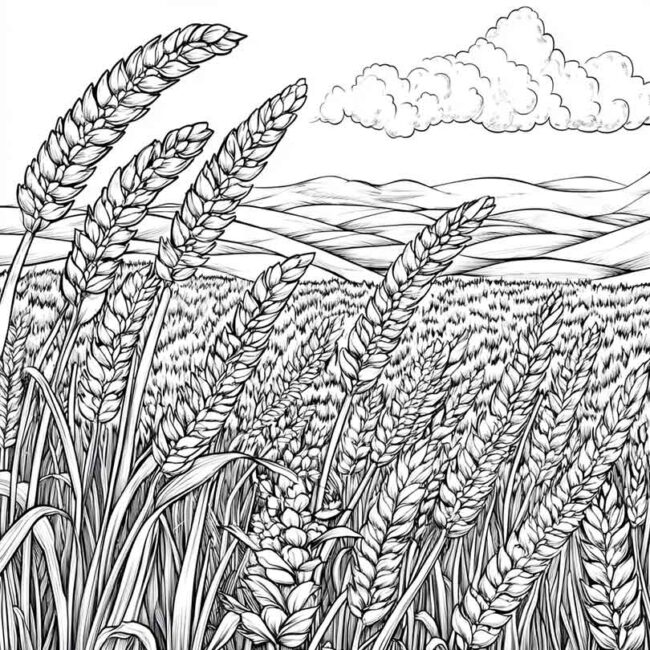 plantacao de trigo para colorir 40 plantacao de trigo para colorir 40