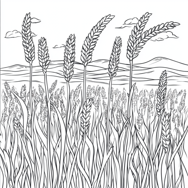 plantacao de trigo para colorir 51 plantacao de trigo para colorir 51